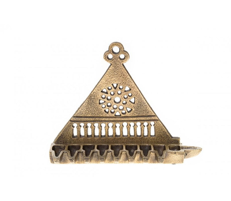 Triangular Replica Menorah - Israel Museum ProductsTriangular Replica Menorah - Israel Museum Products