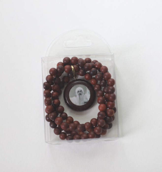 ORIGINAL OSHO Rajneesh Rajneeshpuram Wild Country Extra Fine Rose Wood Mala for Meditation -Natural Wood (#2) VERY LIMITED STOCK!