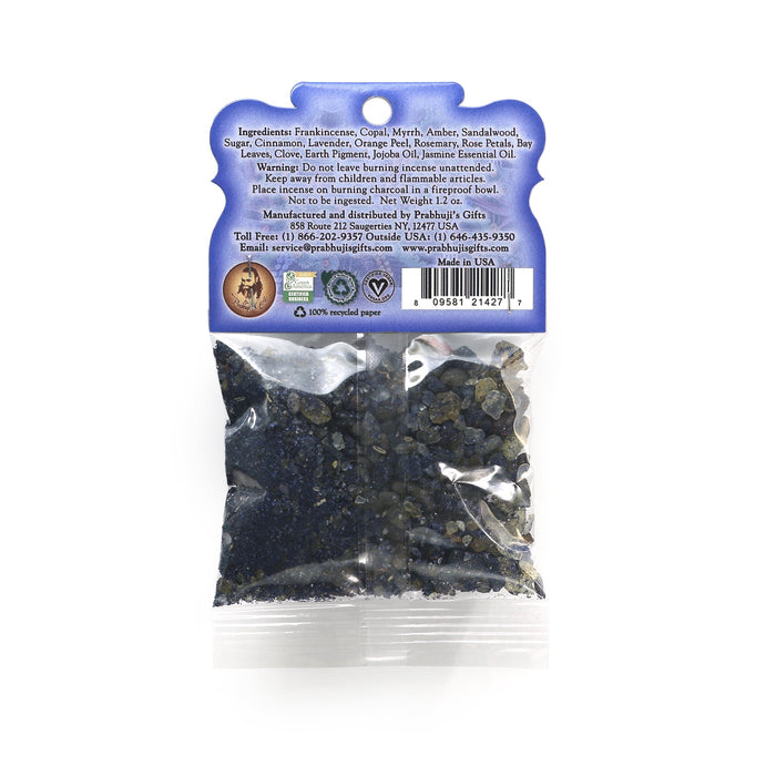 Resin Incense Third Eye Chakra Ajna - Concentration and Intuition - 1.2oz bag