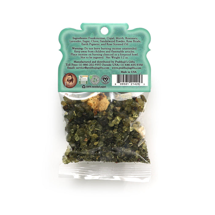 Resin Incense Heart Chakra Anahata - Love and Sensitivity - 1.2oz bag