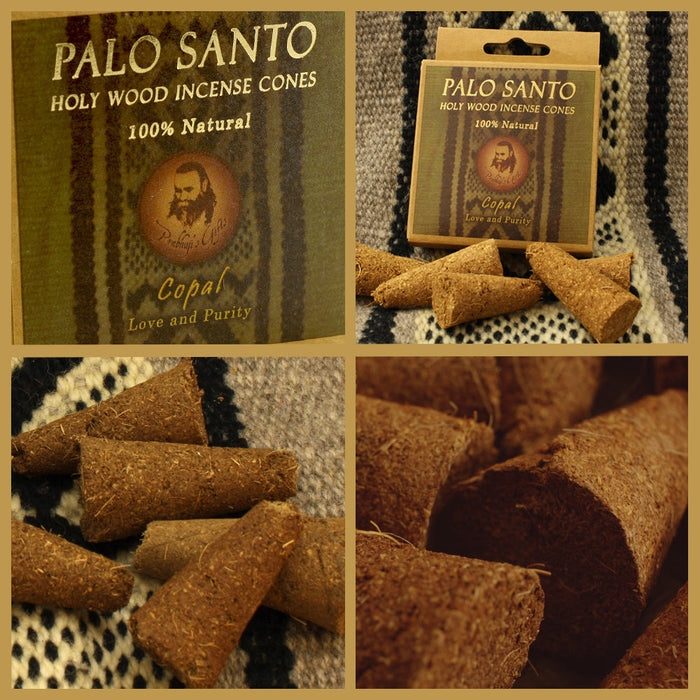 Palo Santo and Copal - Love & Purity -  6 Incense Cones