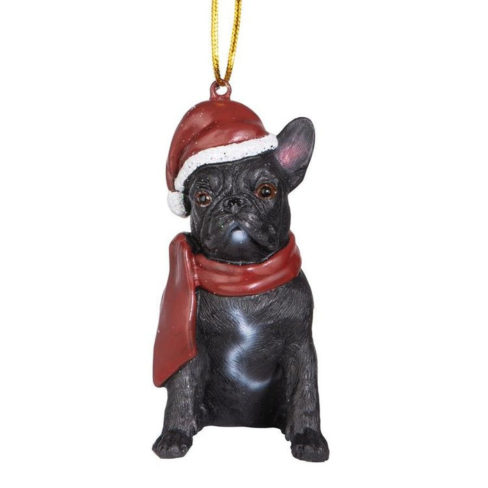 French Bulldog Holiday Dog Ornament Pet Decoration