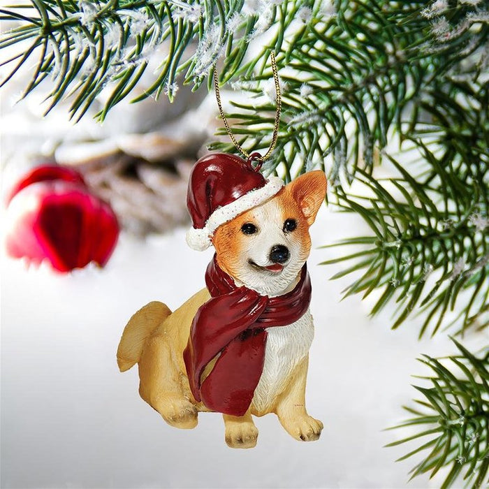 Welsh Corgi Holiday Dog Ornament Pet Decoration