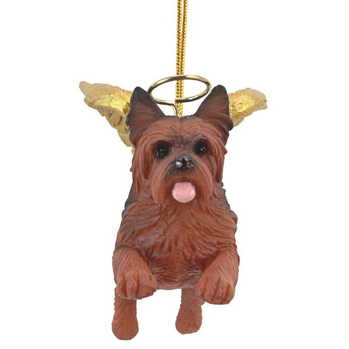 Honor Your Pet: Yorkie Holiday Dog Angel Ornament