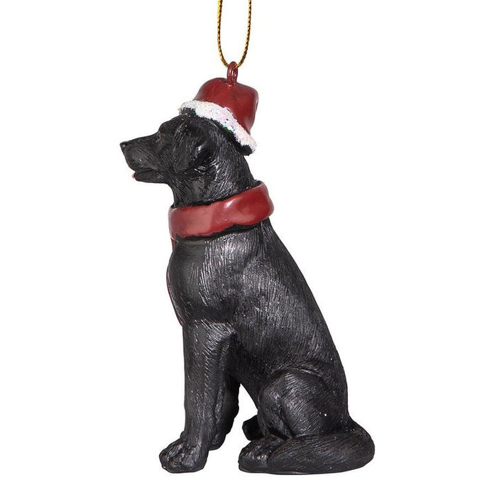 Black Labrador Retriever Holiday Dog Ornament Pet Decoration