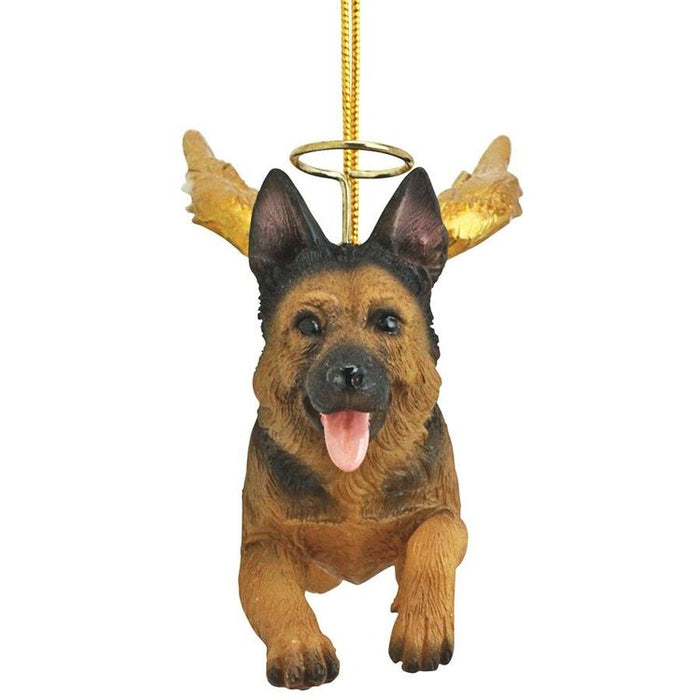 Honor Your Pet: German Shepherd Holiday Dog Angel Ornament