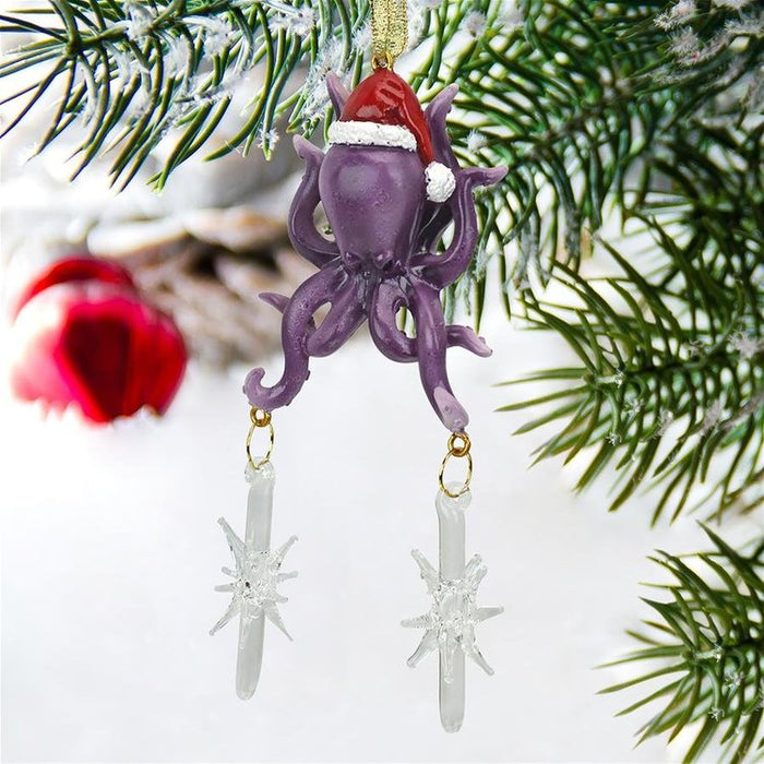 Tenacious Tentacles Octopus Holiday Ornaments