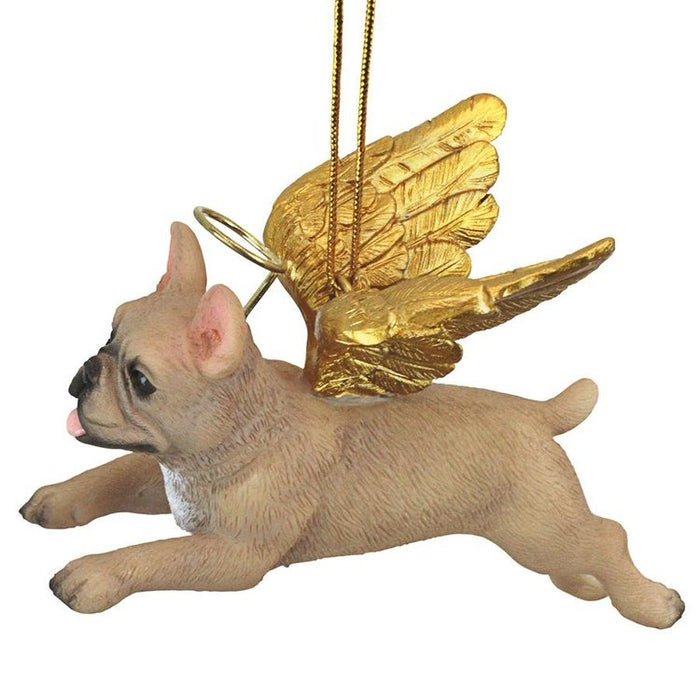 Honor Your Pet: French Bulldog Holiday Dog Angel Ornament