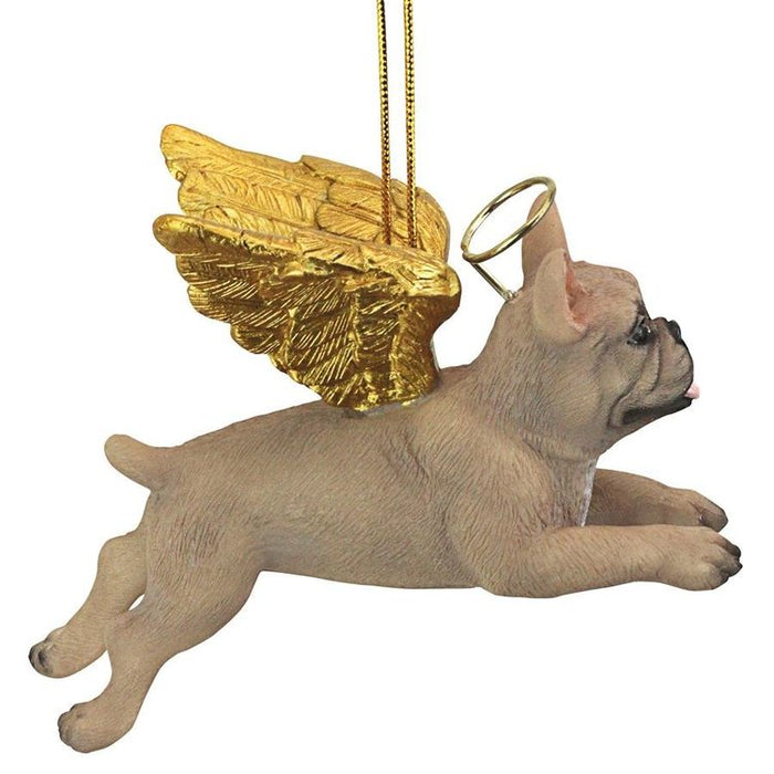 Honor Your Pet: French Bulldog Holiday Dog Angel Ornament