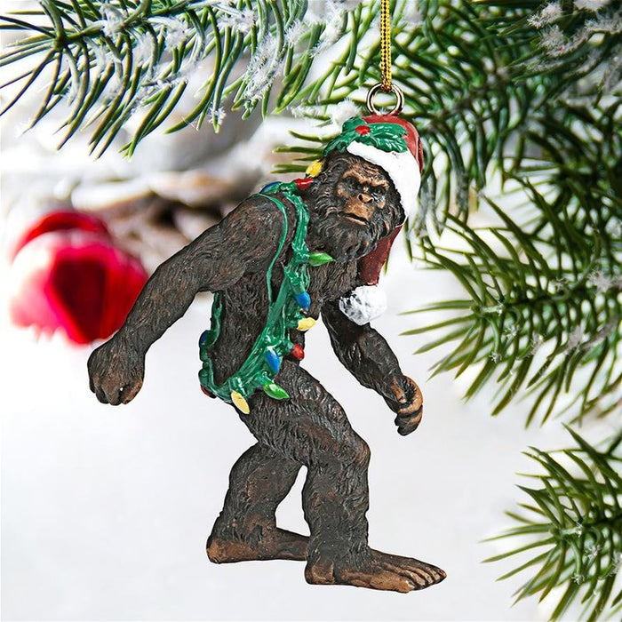 Bigfoot the Yeti Christmas Ornaments