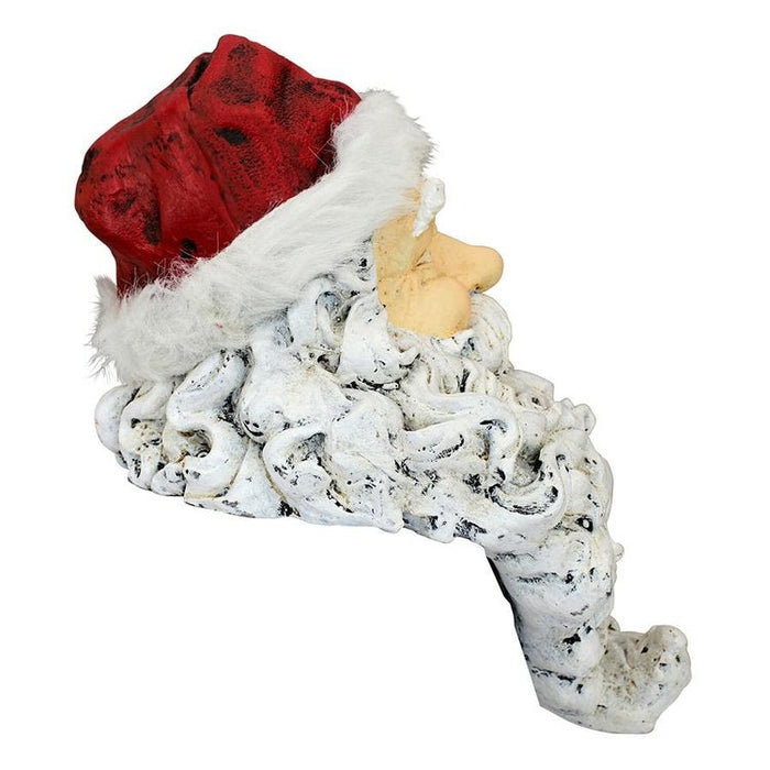 Ho-Ho-Hold It Santa Mantel Stocking Holder Statue