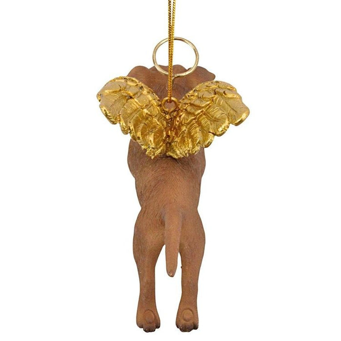 Honor Your Pet: Pit Bull Holiday Dog Angel Ornament