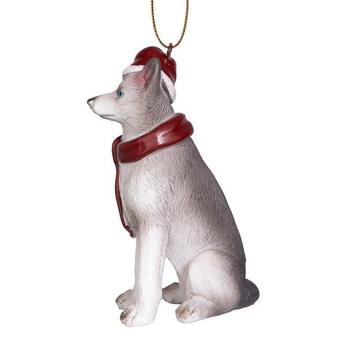 Siberian Husky Holiday Dog Ornament Pet Decoration