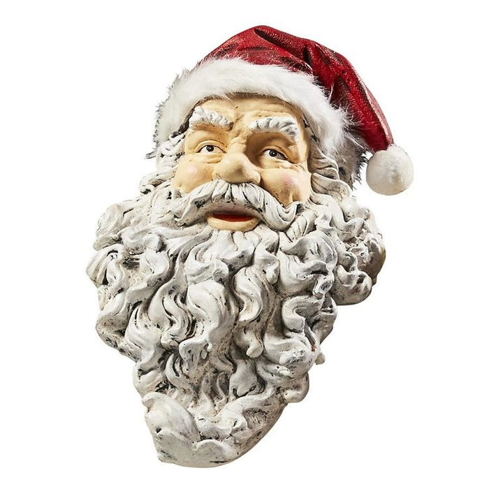 Ho-Ho-Hold It Santa Mantel Stocking Holder Statue