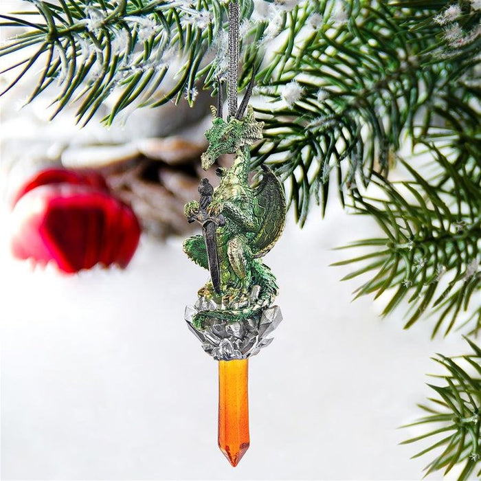 Cicles the Gothic Dragon Collectible Holiday Ornaments