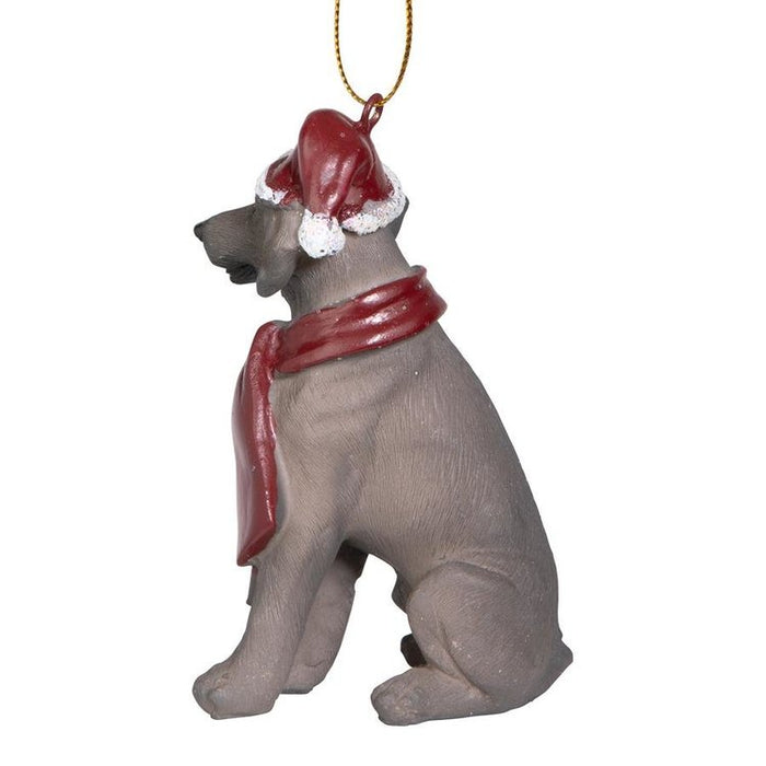 Weimaraner Holiday Dog Ornament Pet Decoration