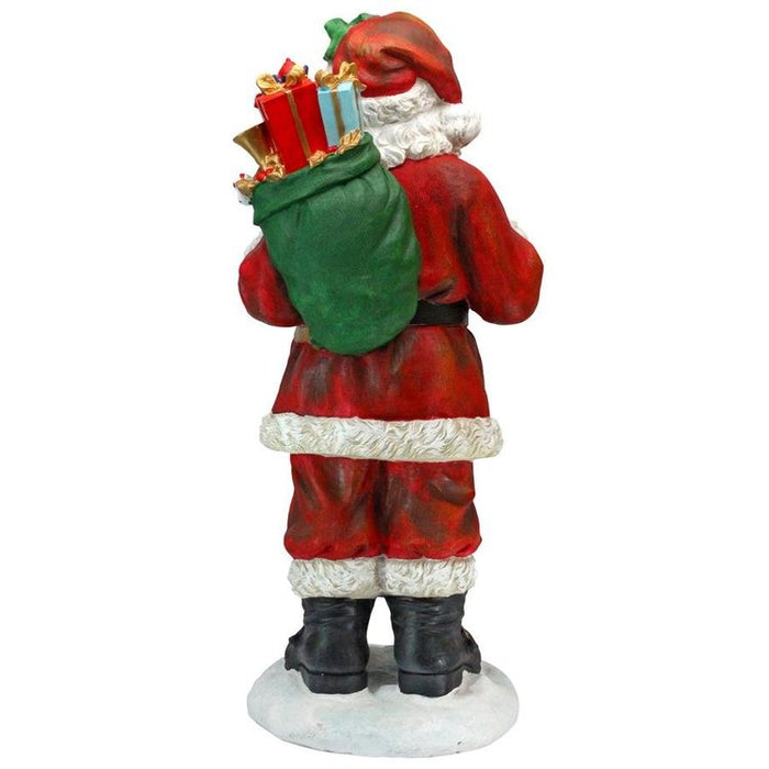 A Visit from Santa Claus Holiday Statue