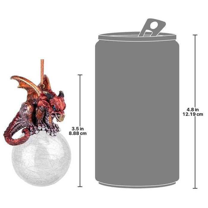 The Pensive Percher Dragon Collectible Holiday Ornaments