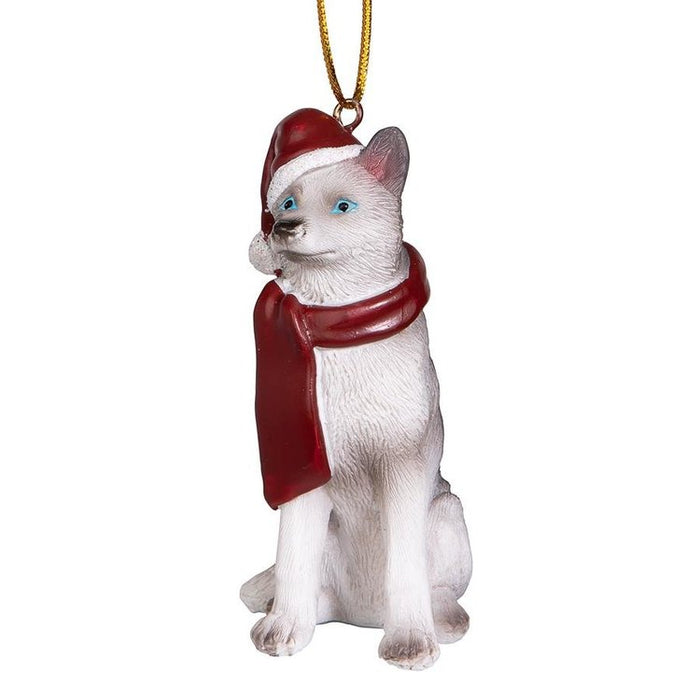 Siberian Husky Holiday Dog Ornament Pet Decoration