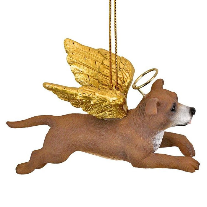 Honor Your Pet: Pit Bull Holiday Dog Angel Ornament