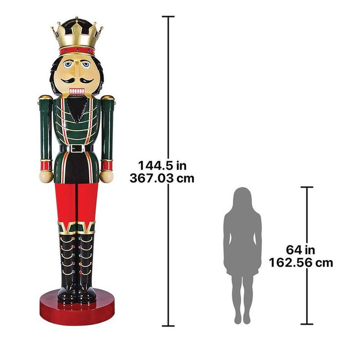 Super-Scaled Holiday Nutcracker Statue