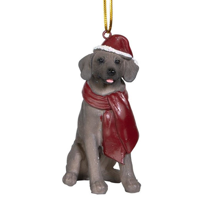 Weimaraner Holiday Dog Ornament Pet Decoration