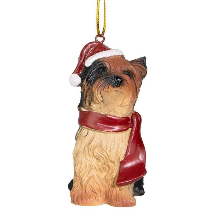 Yorkshire Terrier Holiday Dog Ornament Pet Decoration