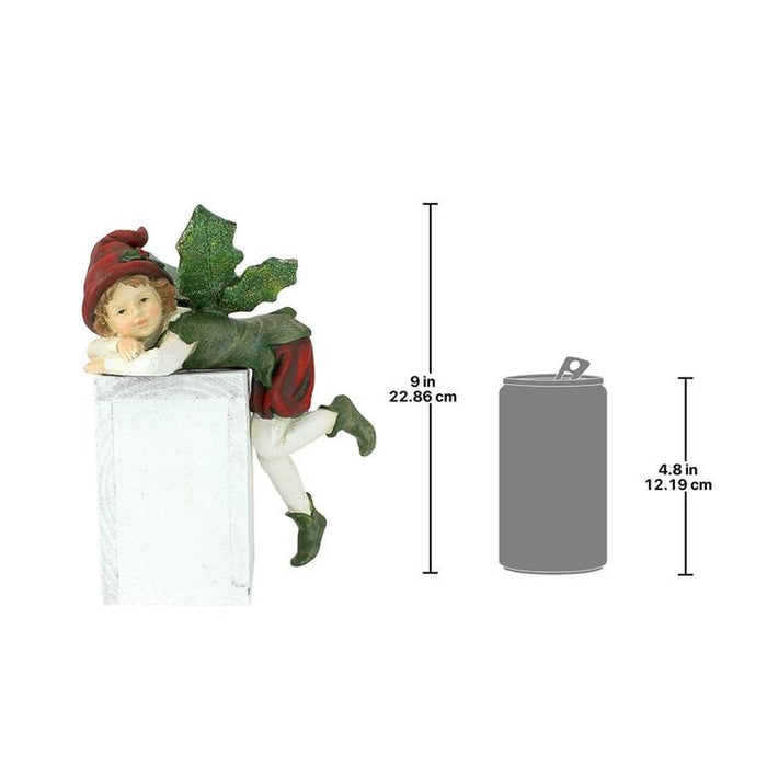 Santa's Christmas Elf Shelf Sitter Statues