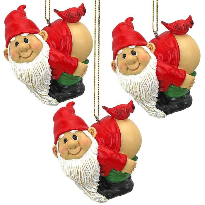 Loonie Moonie Gnome Christmas Ornaments