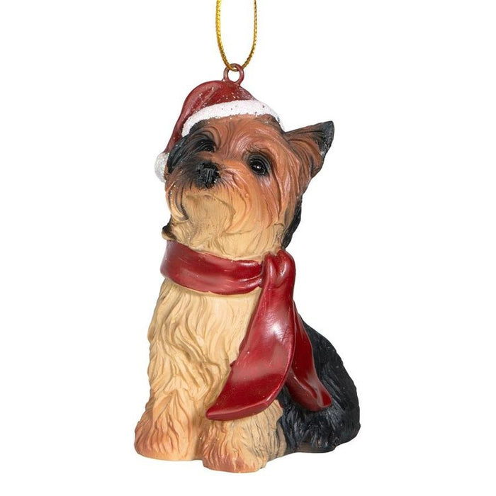 Yorkshire Terrier Holiday Dog Ornament Pet Decoration