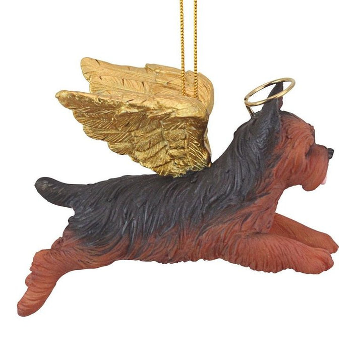 Honor Your Pet: Yorkie Holiday Dog Angel Ornament