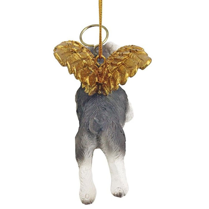 Honor Your Pet: Mini Schnauzer Holiday Dog Angel Ornament