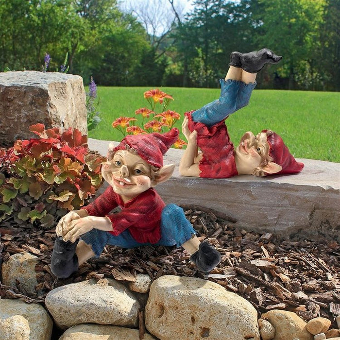 Eccentric Elf Garden Gnome Statues