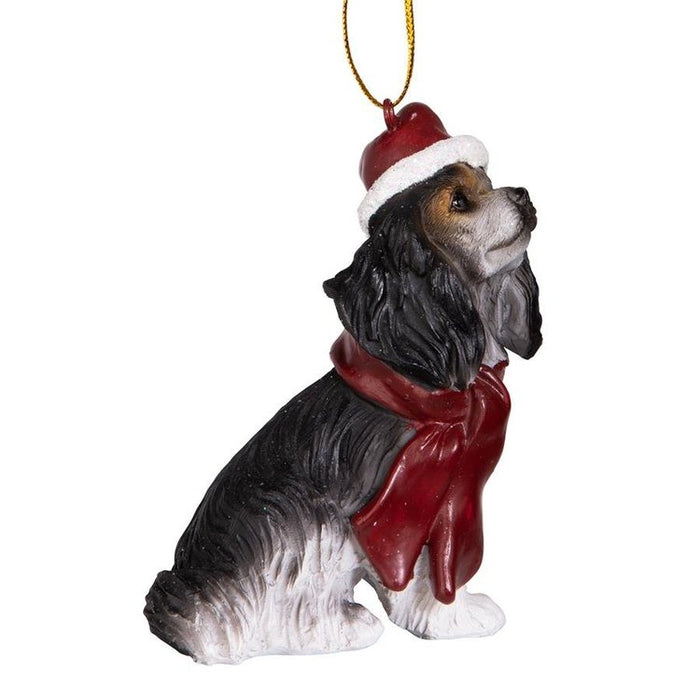 Cavalier King Charles Spaniel Holiday Dog Ornament Pet Decoration