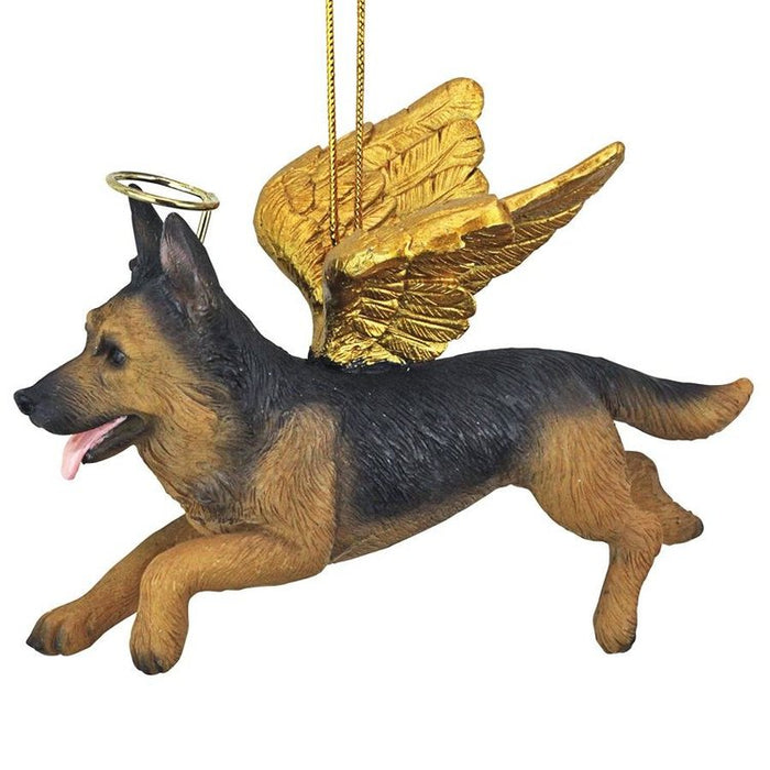 Honor Your Pet: German Shepherd Holiday Dog Angel Ornament