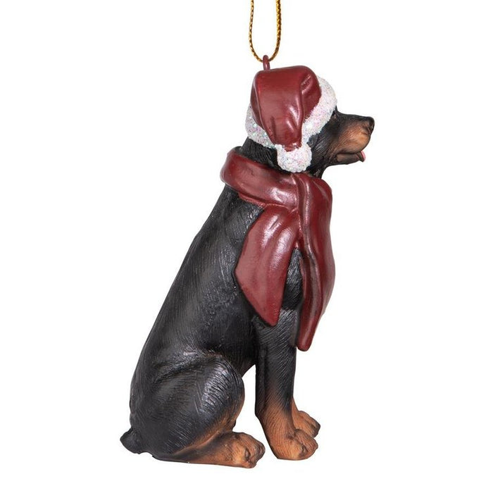 Rottweiler Holiday Dog Ornament Pet Decoration