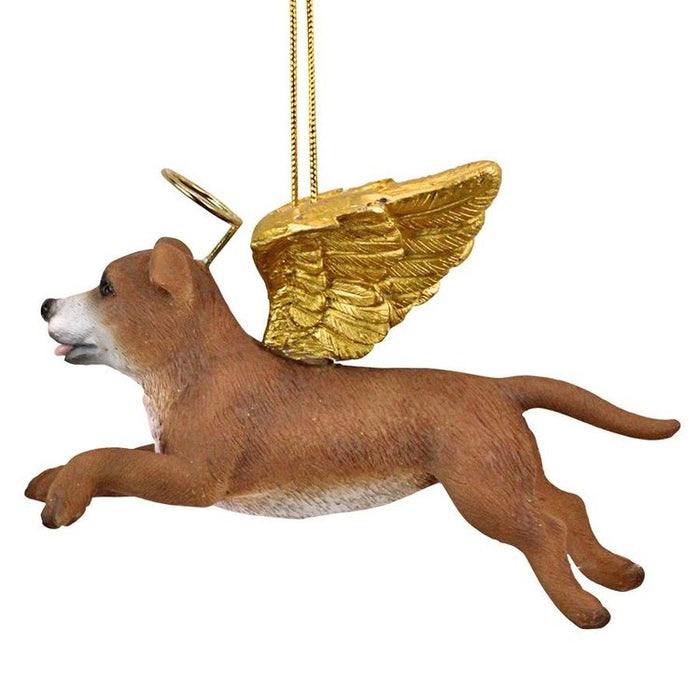 Honor Your Pet: Pit Bull Holiday Dog Angel Ornament