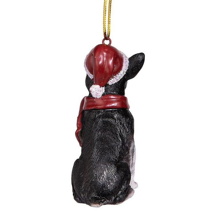 Boston Terrier Holiday Dog Ornament Pet Decoration