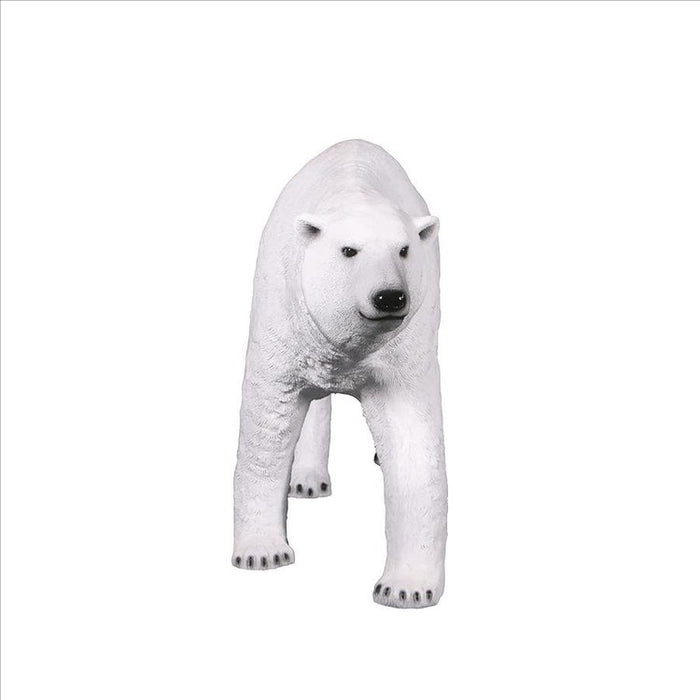 The Polar Bear on the Prowl Statue