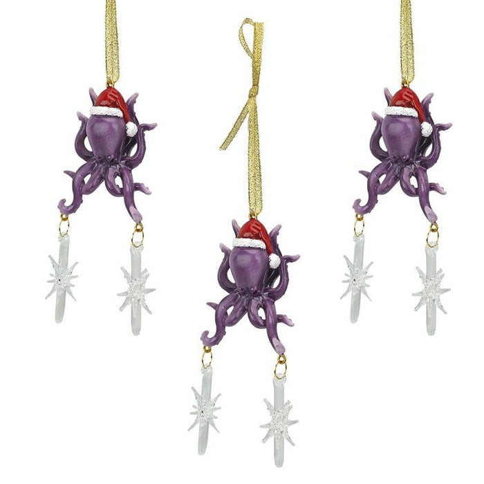 Tenacious Tentacles Octopus Holiday Ornaments