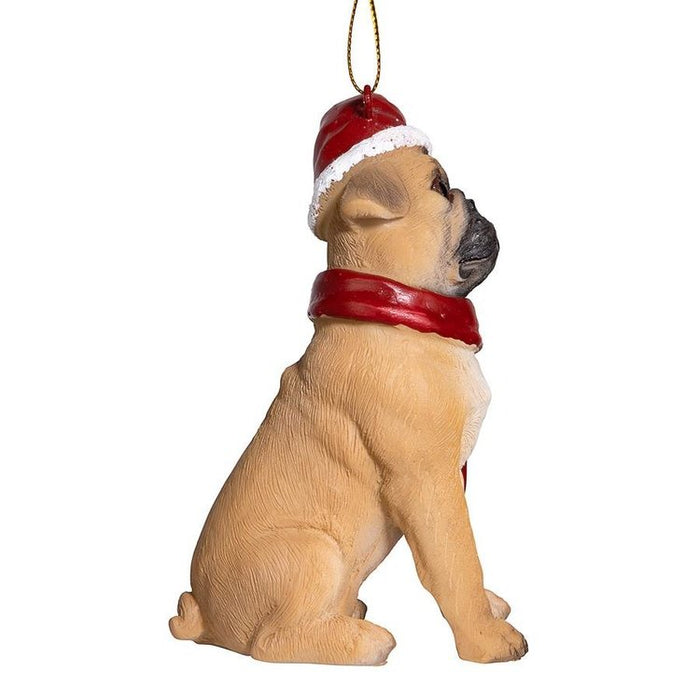 Pug Holiday Dog Ornament Pet Decoration