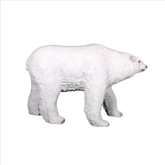 The Polar Bear on the Prowl Statue