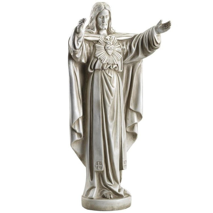 The Sacred Heart of Jesus Spiritual Garden Statue