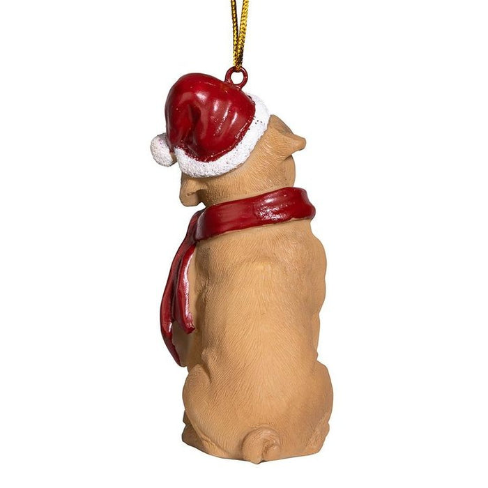 Pug Holiday Dog Ornament Pet Decoration