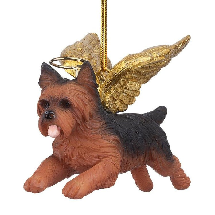 Honor Your Pet: Yorkie Holiday Dog Angel Ornament