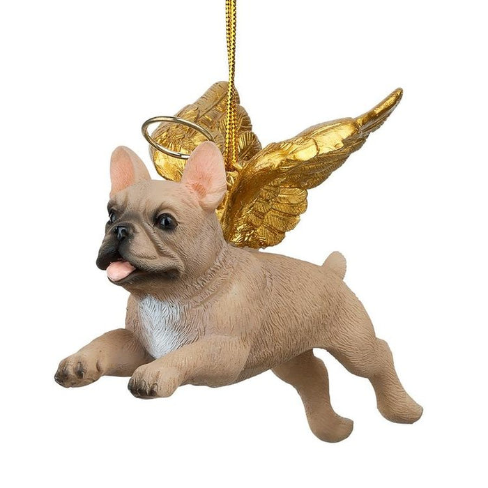 Honor Your Pet: French Bulldog Holiday Dog Angel Ornament