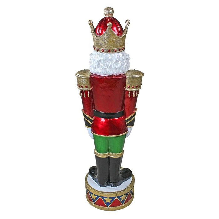 Illuminated Bavarian-Style Holiday Nutcracker Statue