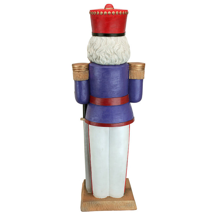 Nutcracker Soldier Holiday Butler Sculptural Pedestal Table