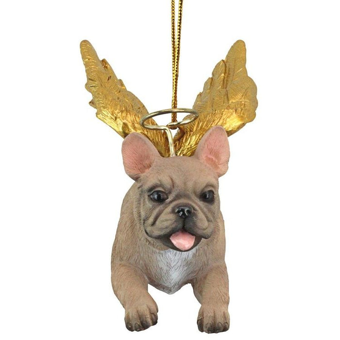 Honor Your Pet: French Bulldog Holiday Dog Angel Ornament