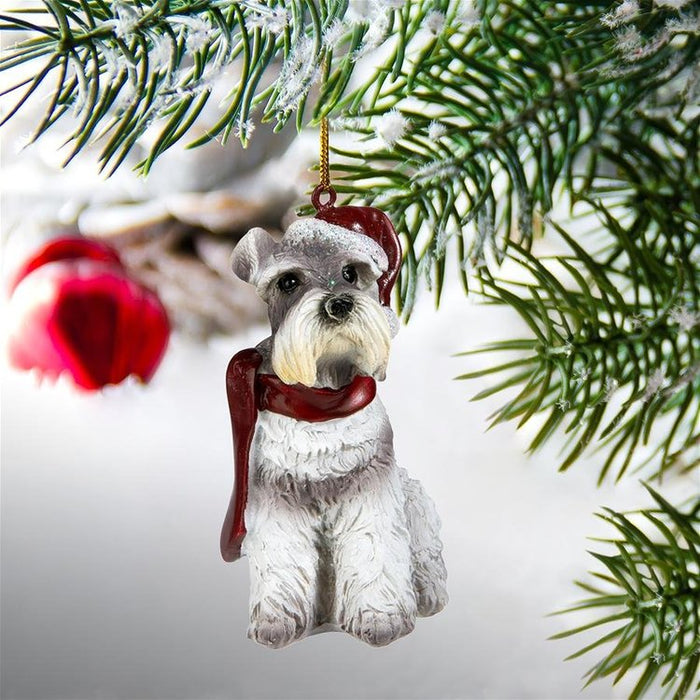 Miniature Schnauzer Holiday Dog Ornament Pet Decoration